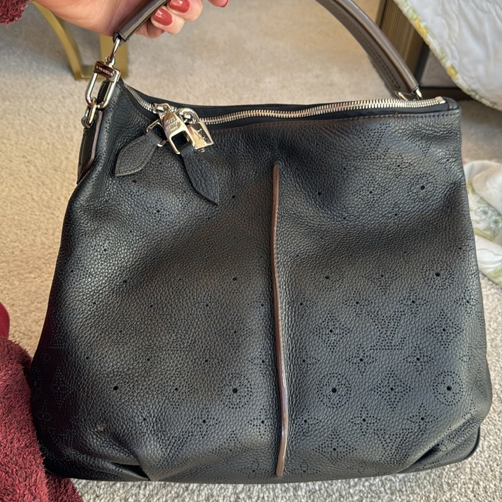 Louis Vuitton Black Hobo Bag